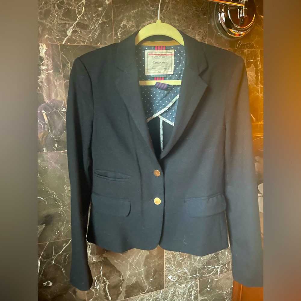 Anthropologie Cartonnier Black Blazer Size 4